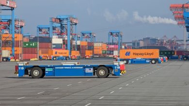 AGV Containerterminal Hamburg