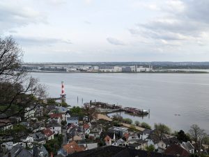 Die Elbe in Hamburg