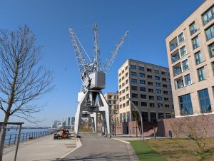 Die HafenCity in Hamburg